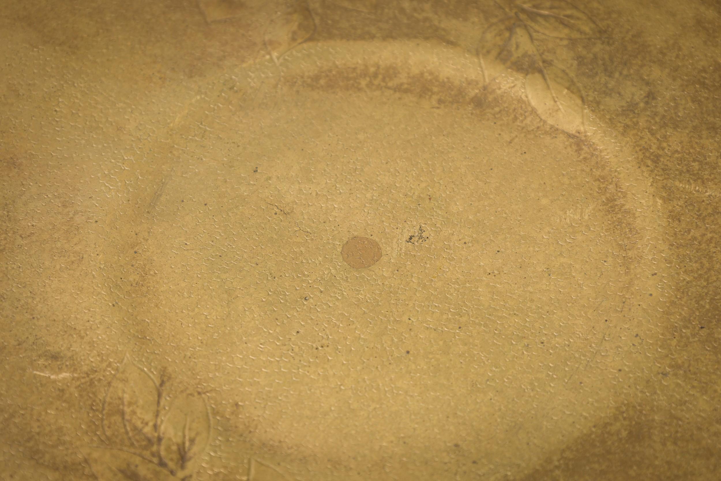 French Art Nouveau Bronze Dore Compote (19. Jahrhundert) im Angebot