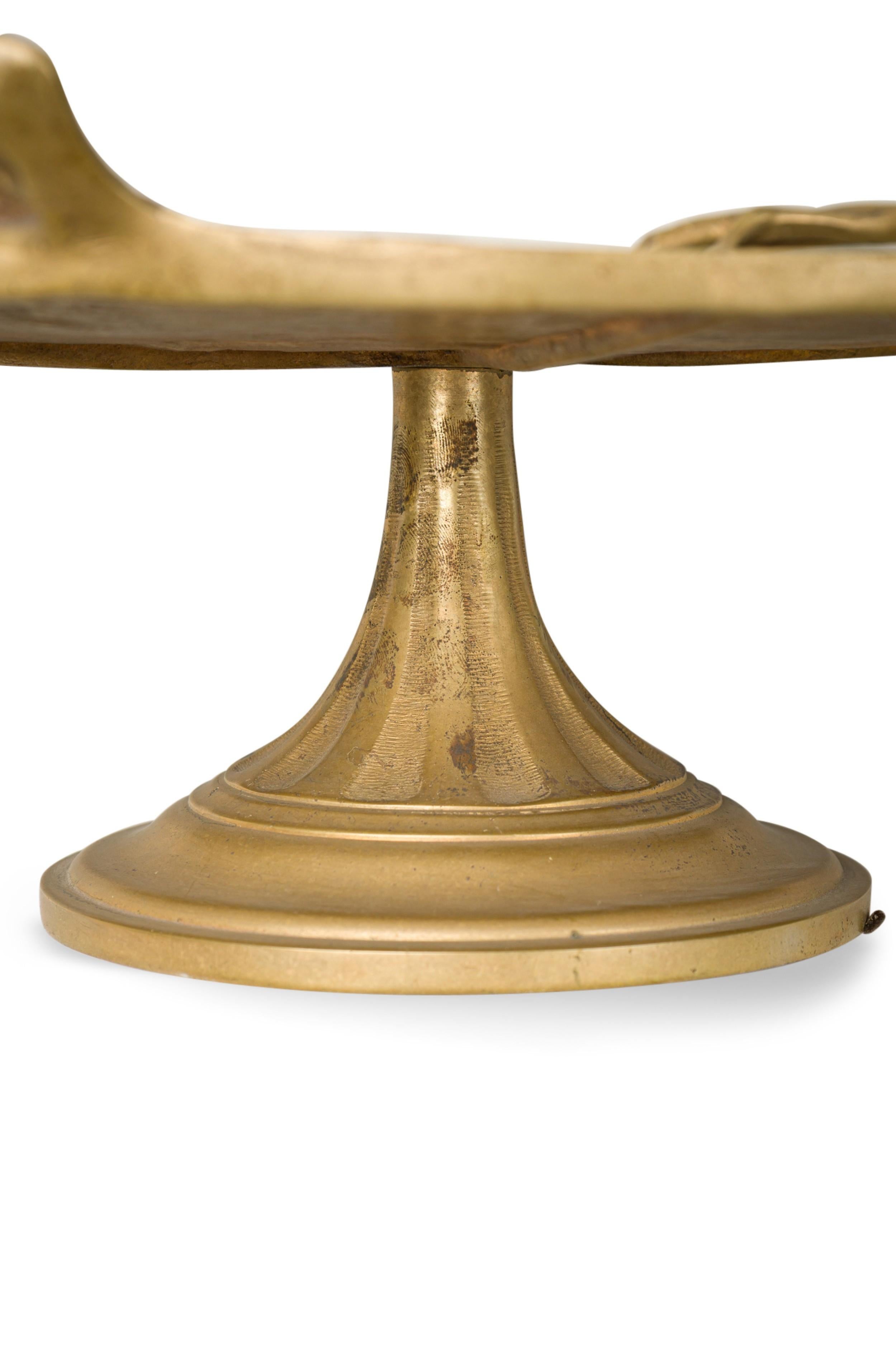 French Art Nouveau Bronze Dore Compote im Angebot 1