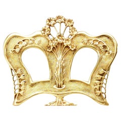 French Art Nouveau Bronze Picture Frame