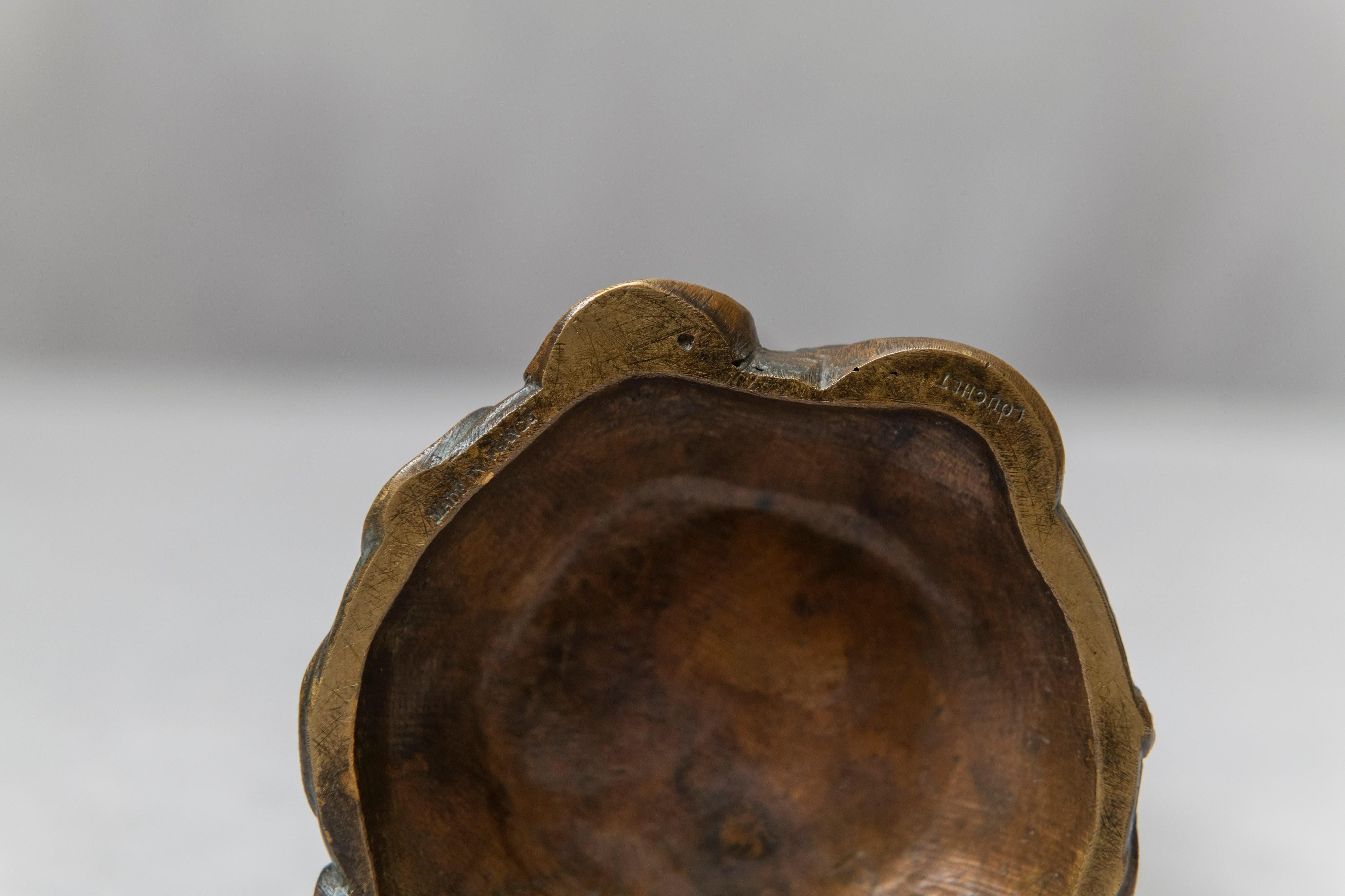 Bronze Vase en bronze Art nouveau français:: fonderie Louchet:: vers 1900