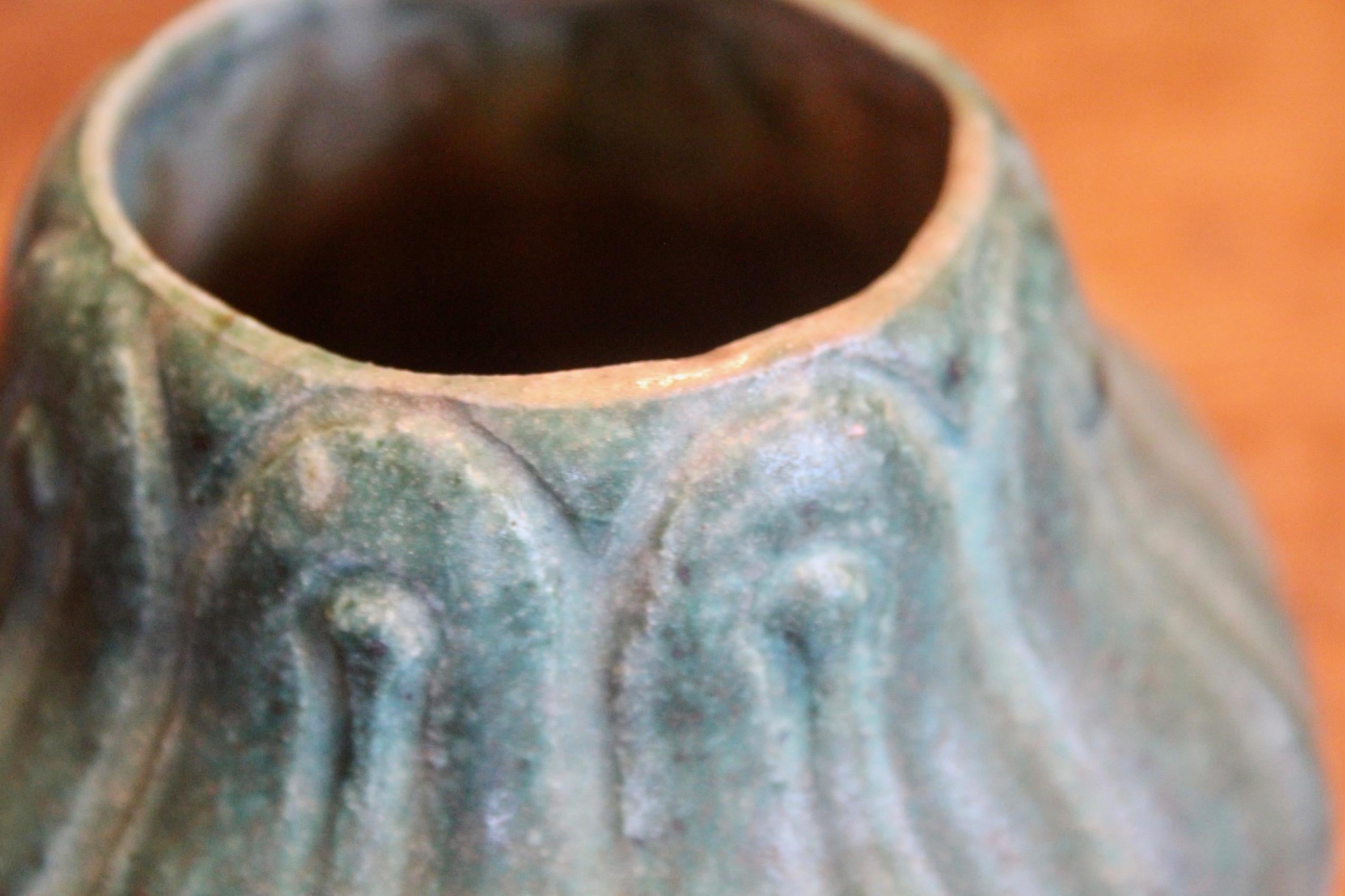 French Art Nouveau Ceramic Vase 1