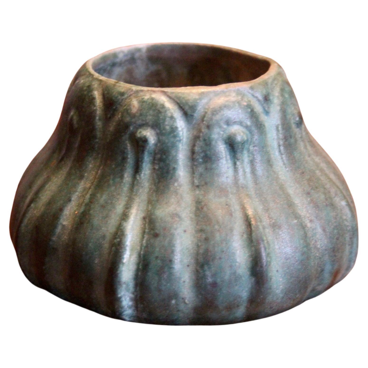 French Art Nouveau Ceramic Vase