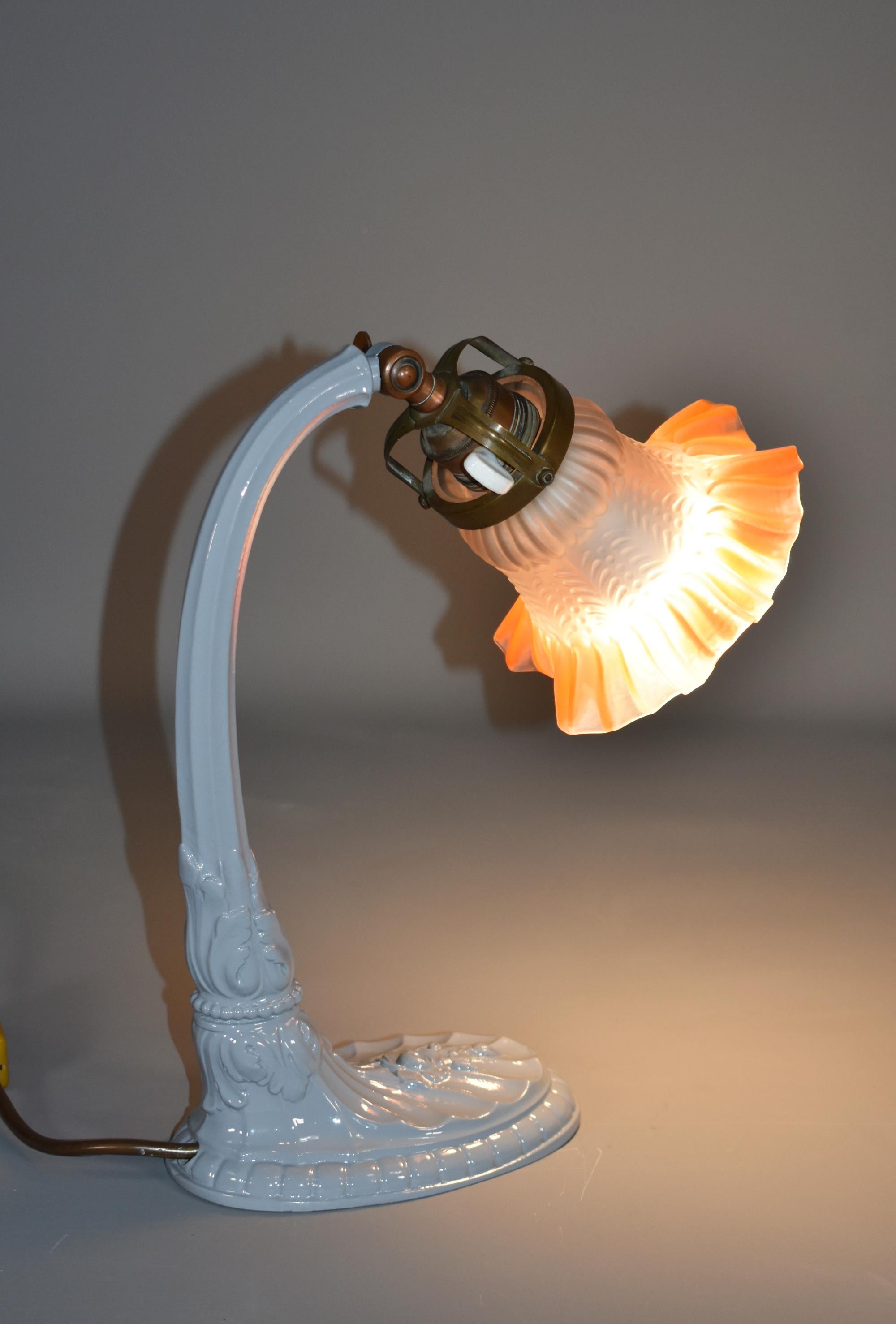 20ième siècle Lampe de bureau Art nouveau français en vente
