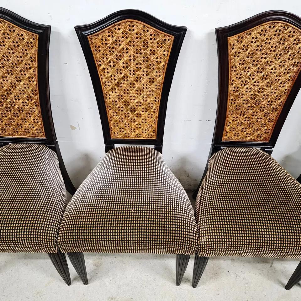 Sedie da pranzo francesi in stile Art Nouveau a doppia anfora, set di 4 pezzi in vendita 1