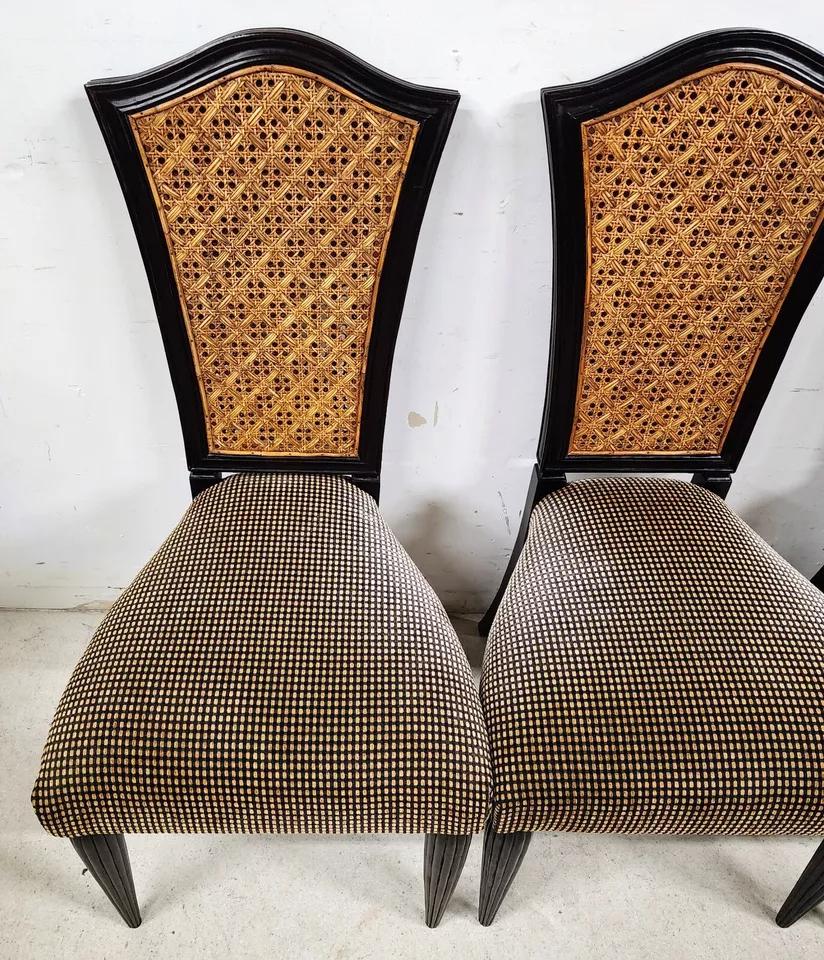 Sedie da pranzo francesi in stile Art Nouveau a doppia anfora, set di 4 pezzi in vendita 2