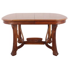 French Art Nouveau Dining Table