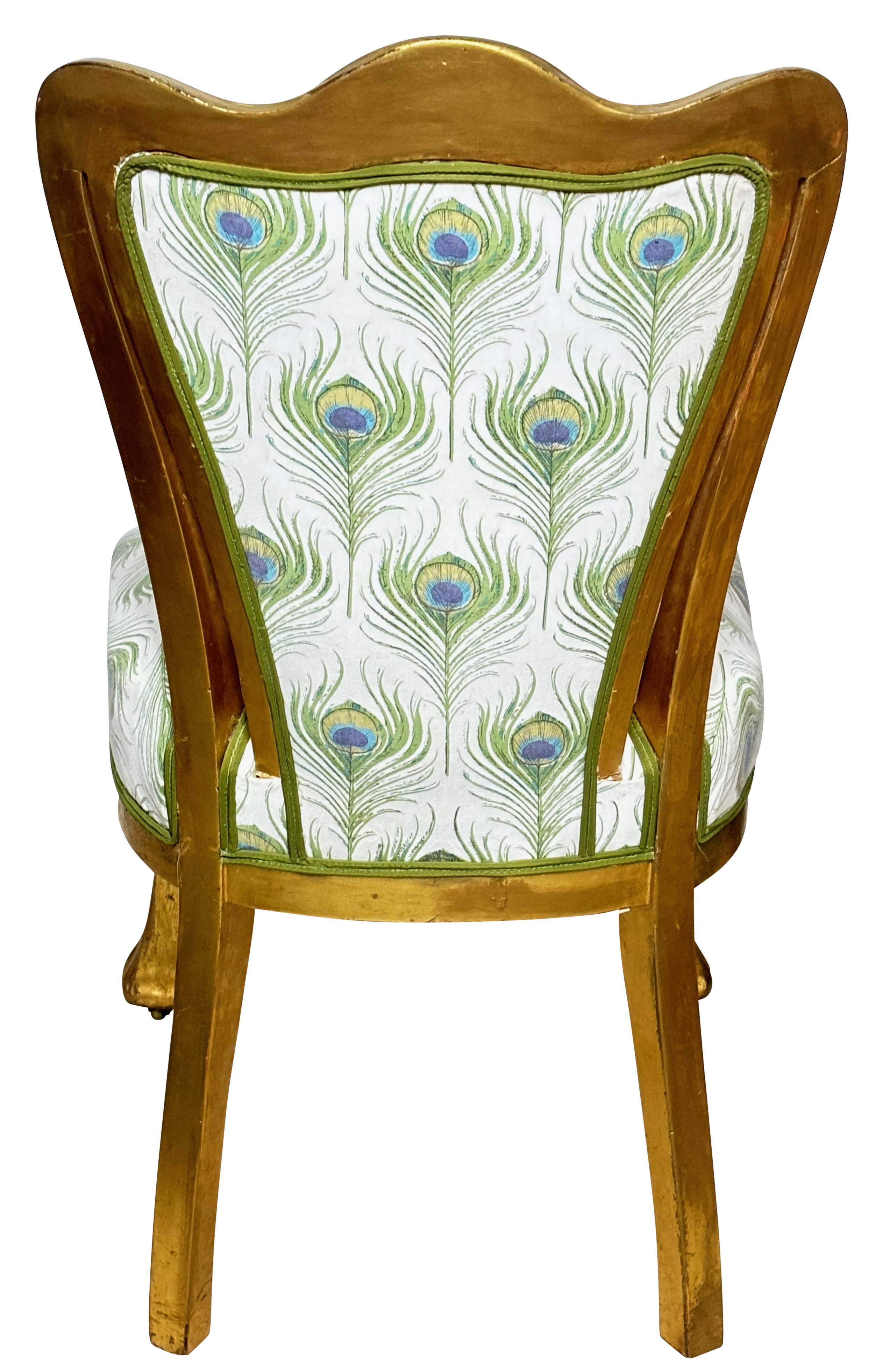 Französischer Jugendstil-Schminktischstuhl, um 1890 im Angebot 1
