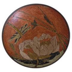 French Art Nouveau Enamelled (Cloisonné) Bowl, c. 1900