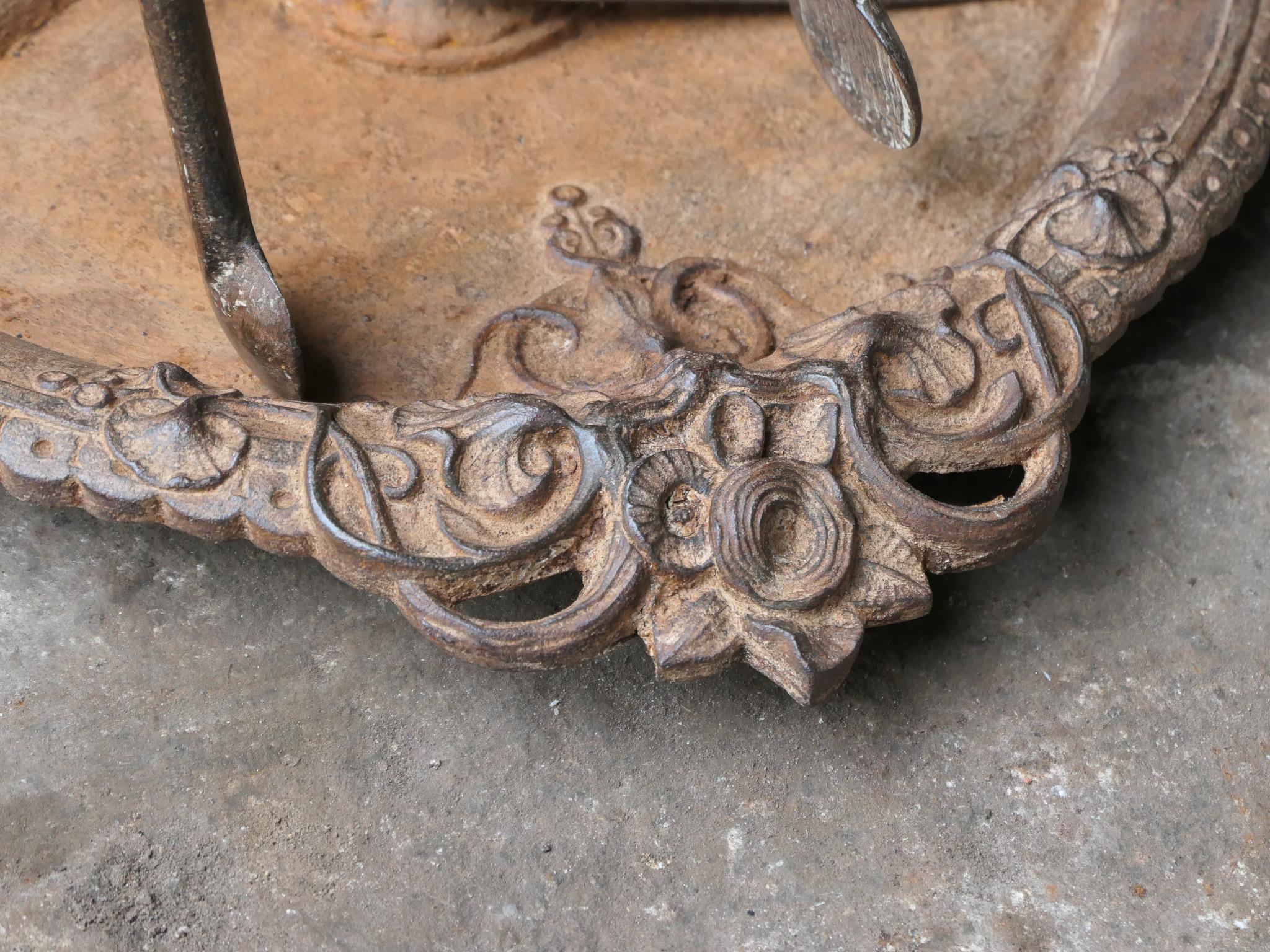 Attrezzi per caminetto in stile Art Nouveau francese, periodo inizio XX secolo in vendita 4