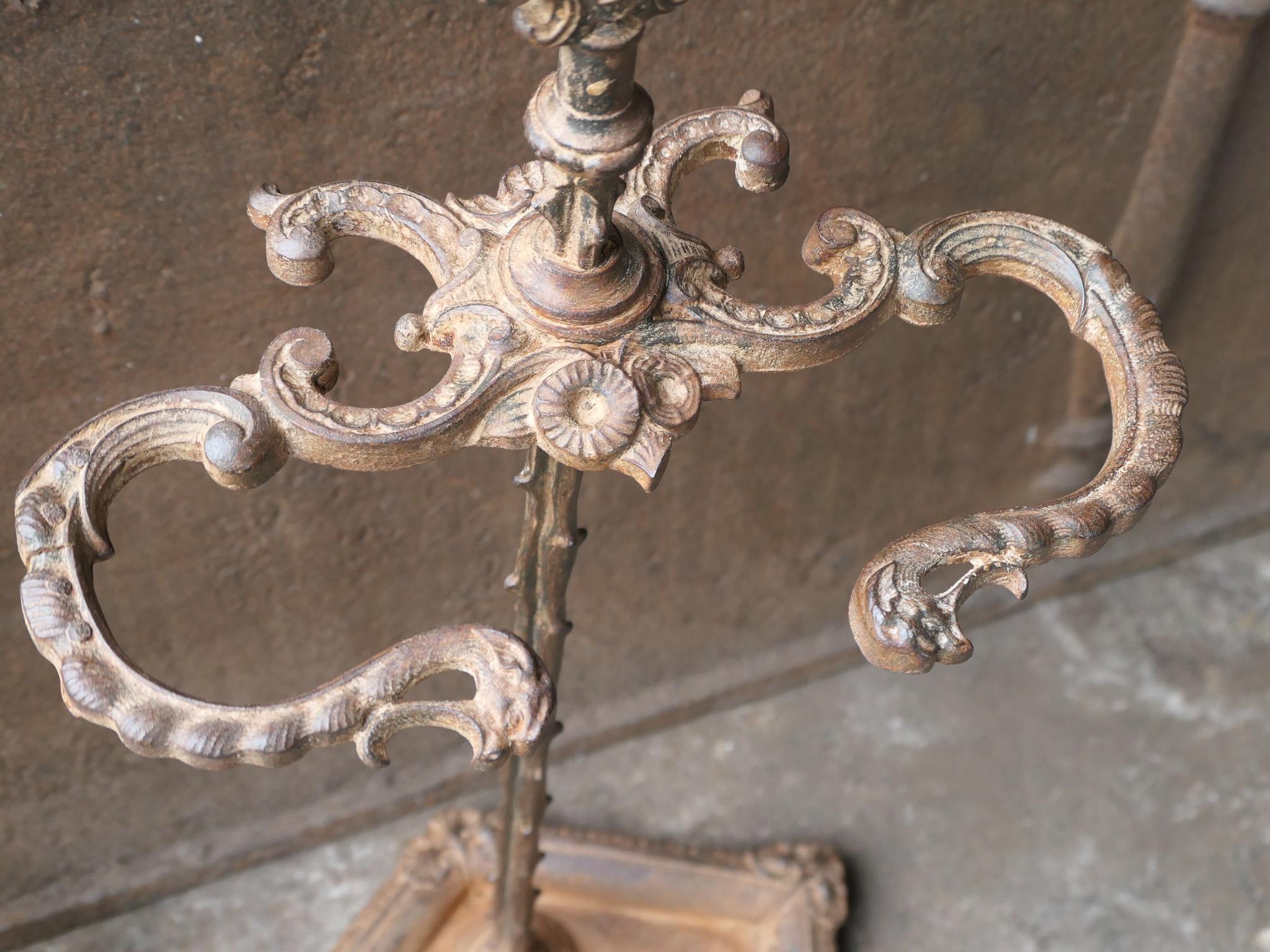 Attrezzi per caminetto in stile Art Nouveau francese, periodo inizio XX secolo in vendita 8