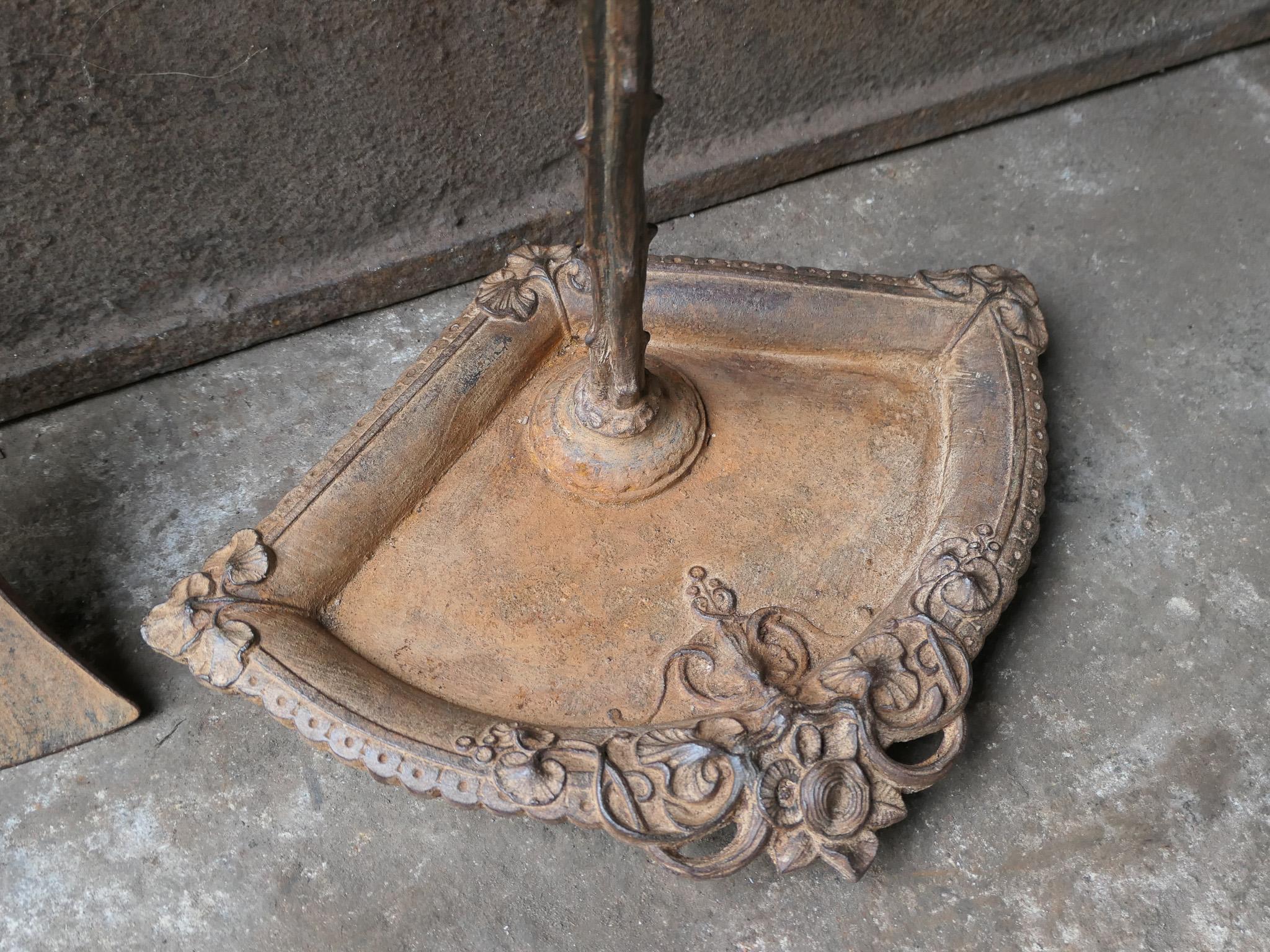Attrezzi per caminetto in stile Art Nouveau francese, periodo inizio XX secolo in vendita 9