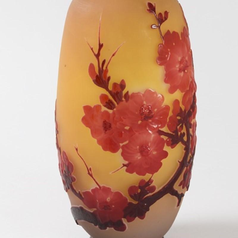 emile galle cameo glass vase