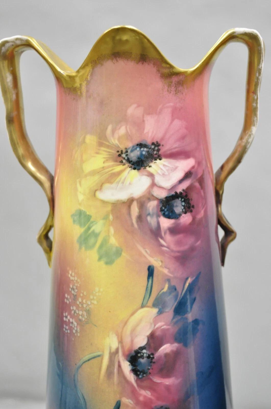 Art nouveau Vase autrichien 17