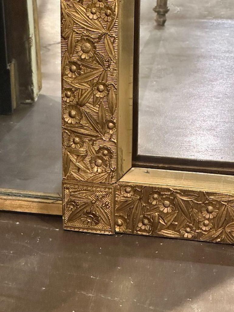 Giltwood French Art Nouveau Frame For Sale