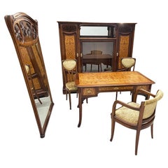 French Art Nouveau furniture by Louis Chambry, ca 1900
