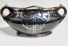 Set di vasi e giardiniere in stile Art Nouveau francese, inizio XX secolo