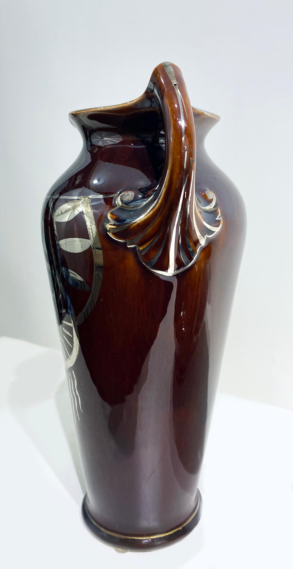 Set di vasi e giardiniere in stile Art Nouveau francese, inizio XX secolo in vendita 2