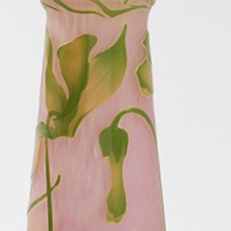 Début du 20ème siècle Vase en verre Art nouveau français par Daum Nancy en vente