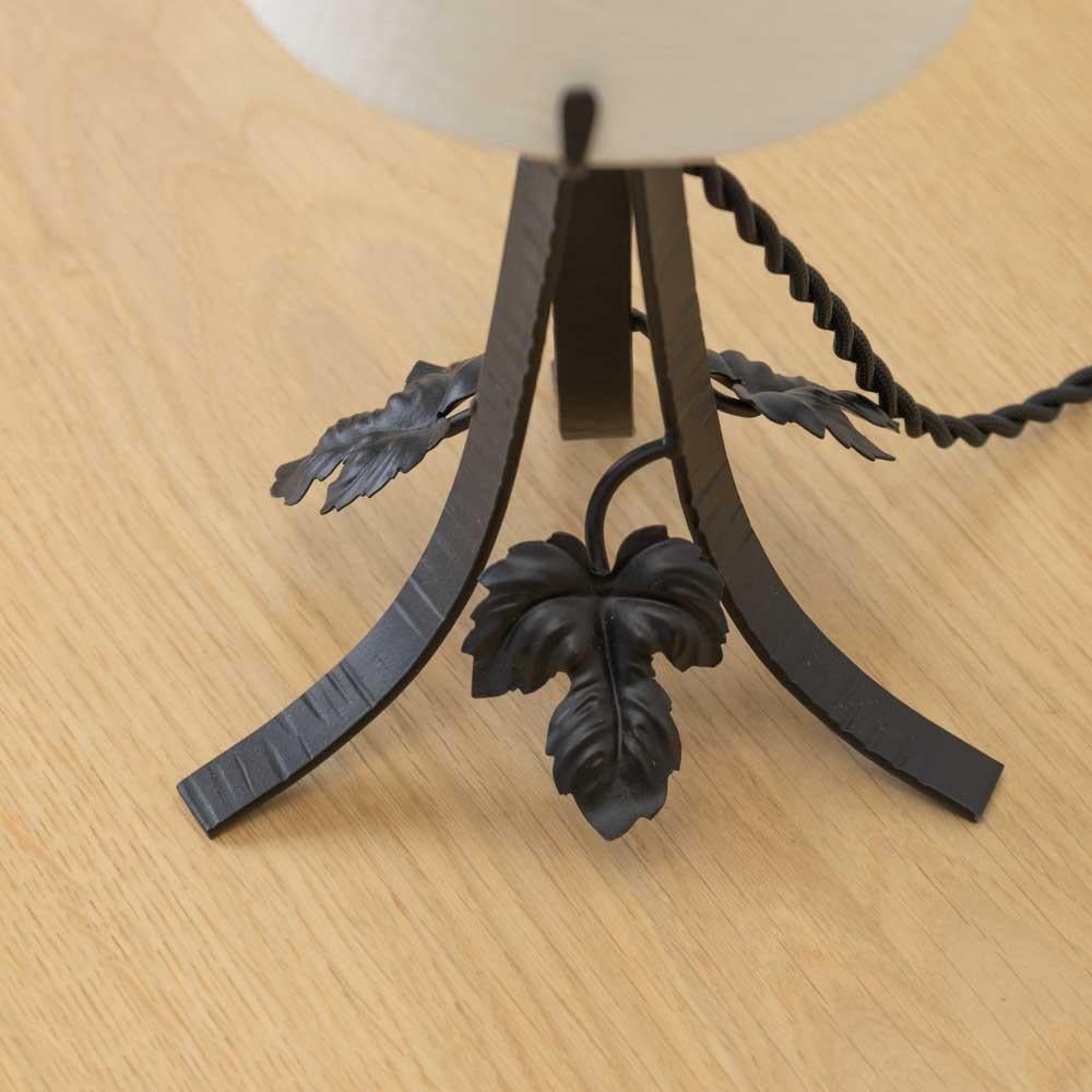 Lampe de table en fer Art nouveau français en vente 2