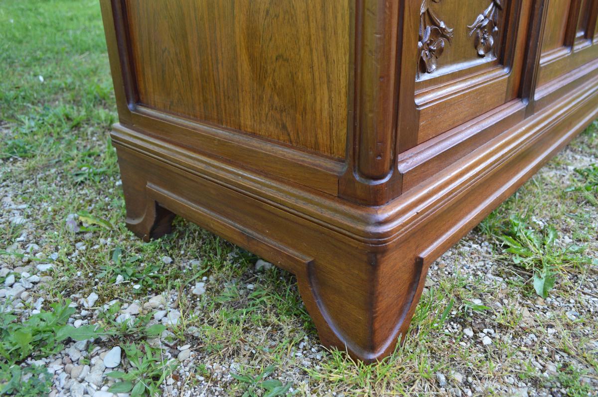 French Art Nouveau Mahogany Bookcase by Gauthier-Poinsignon, circa 1910 7