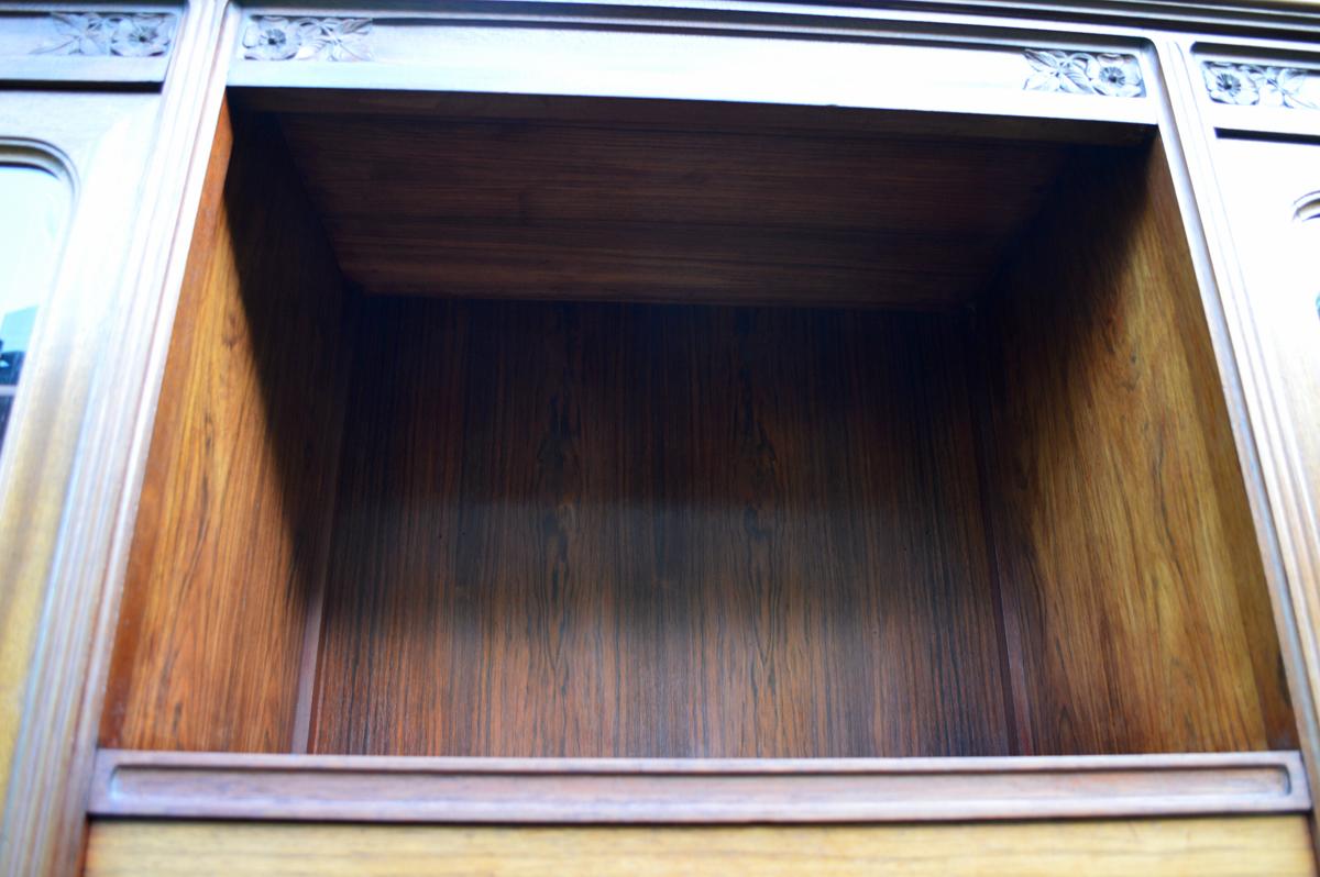 French Art Nouveau Mahogany Bookcase by Gauthier-Poinsignon, circa 1910 10