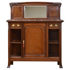 Französisches Jugendstil-Mahagoni-Buffet / Kredenz