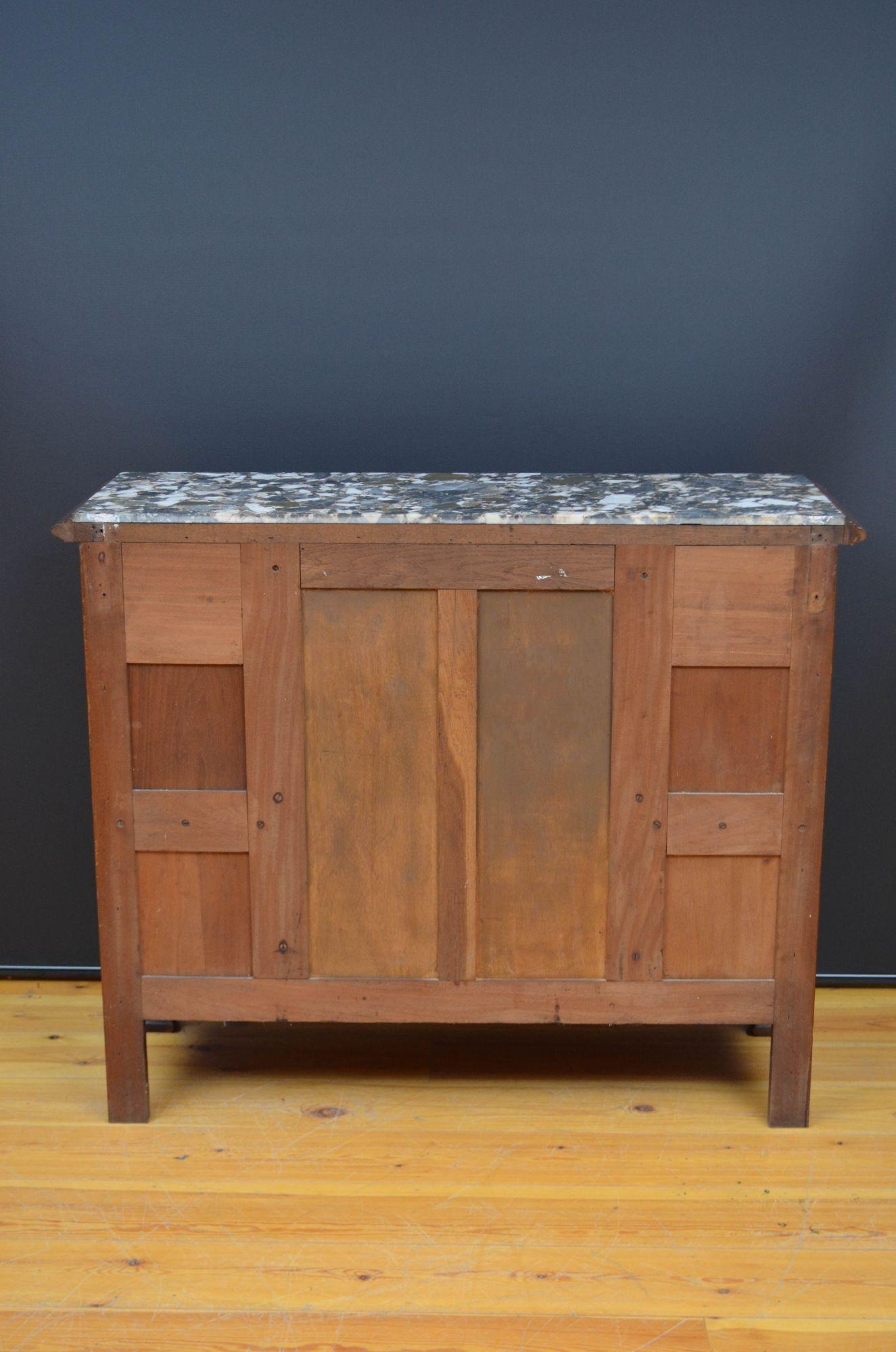 Credenza francese Art Nouveau in mogano Buffet in vendita 10