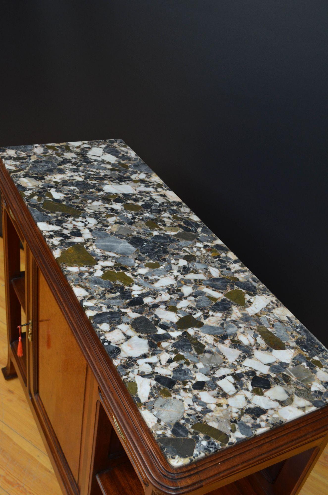 XX secolo Credenza francese Art Nouveau in mogano Buffet in vendita