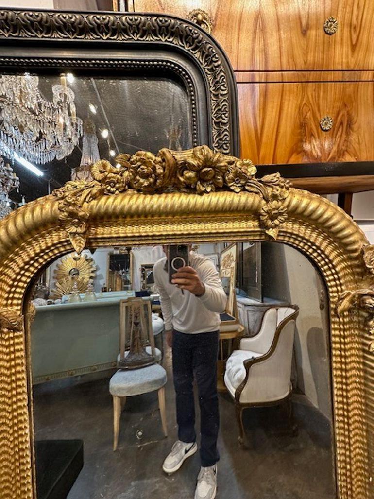 Early 20th Century French Art Nouveau Mirror For Sale