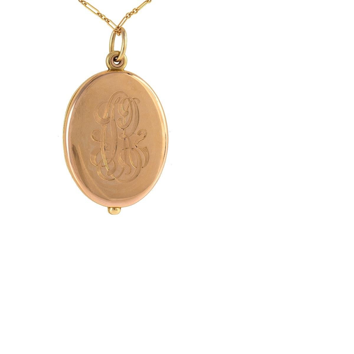 Art Nouveau Edouard Colonna (Attributed) Baroque Mother-of-Pearl and Diamond Locket Necklace