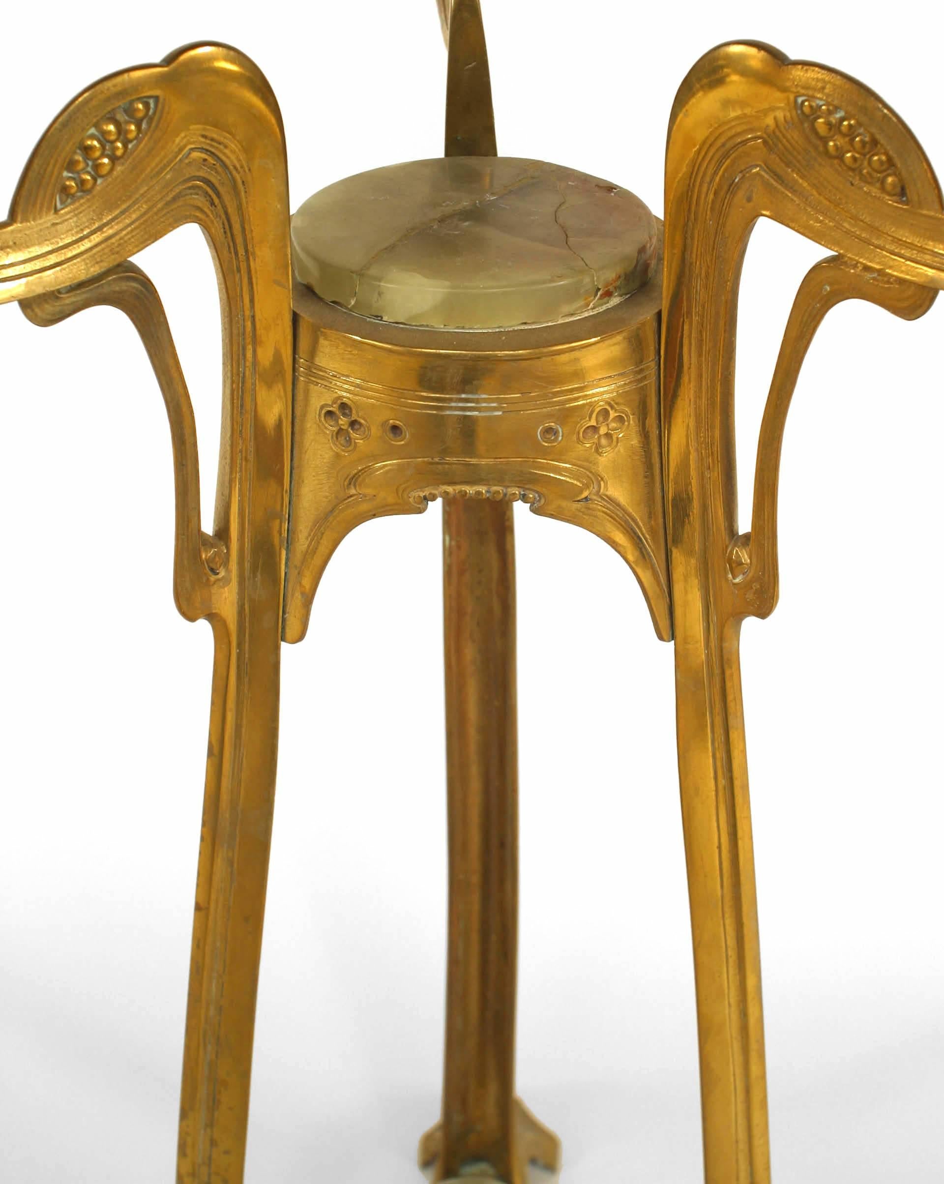 French Art Nouveau Ormolu Gueridon End Table In Good Condition In New York, NY