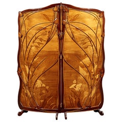 French Art Nouveau Room Screen