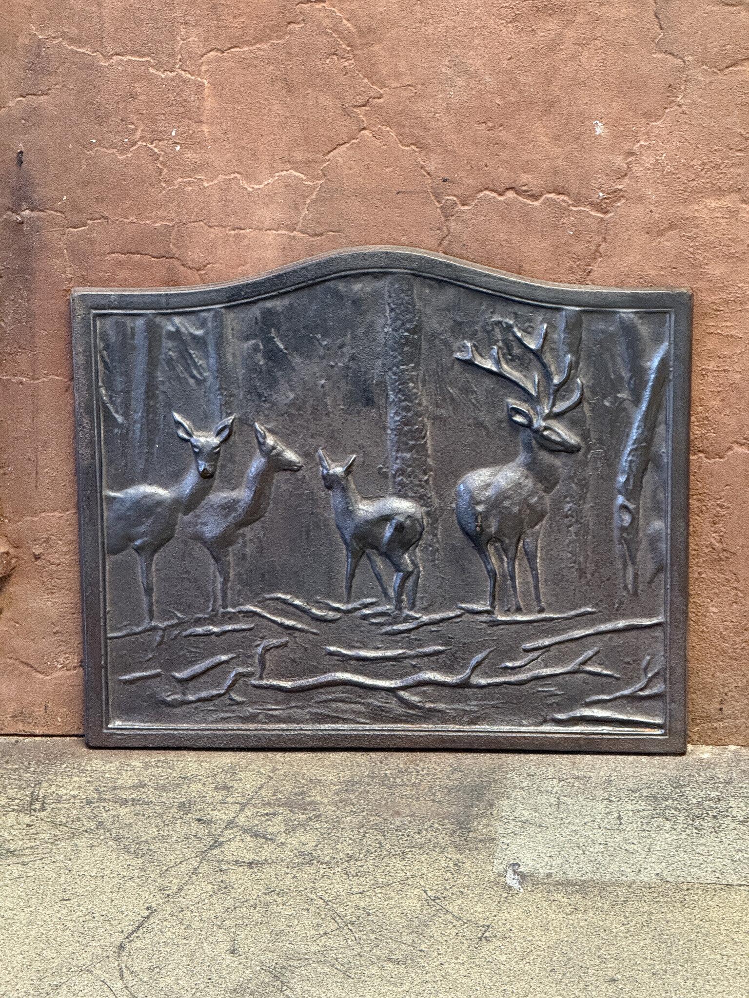 Plaque de cheminée / dosseret 