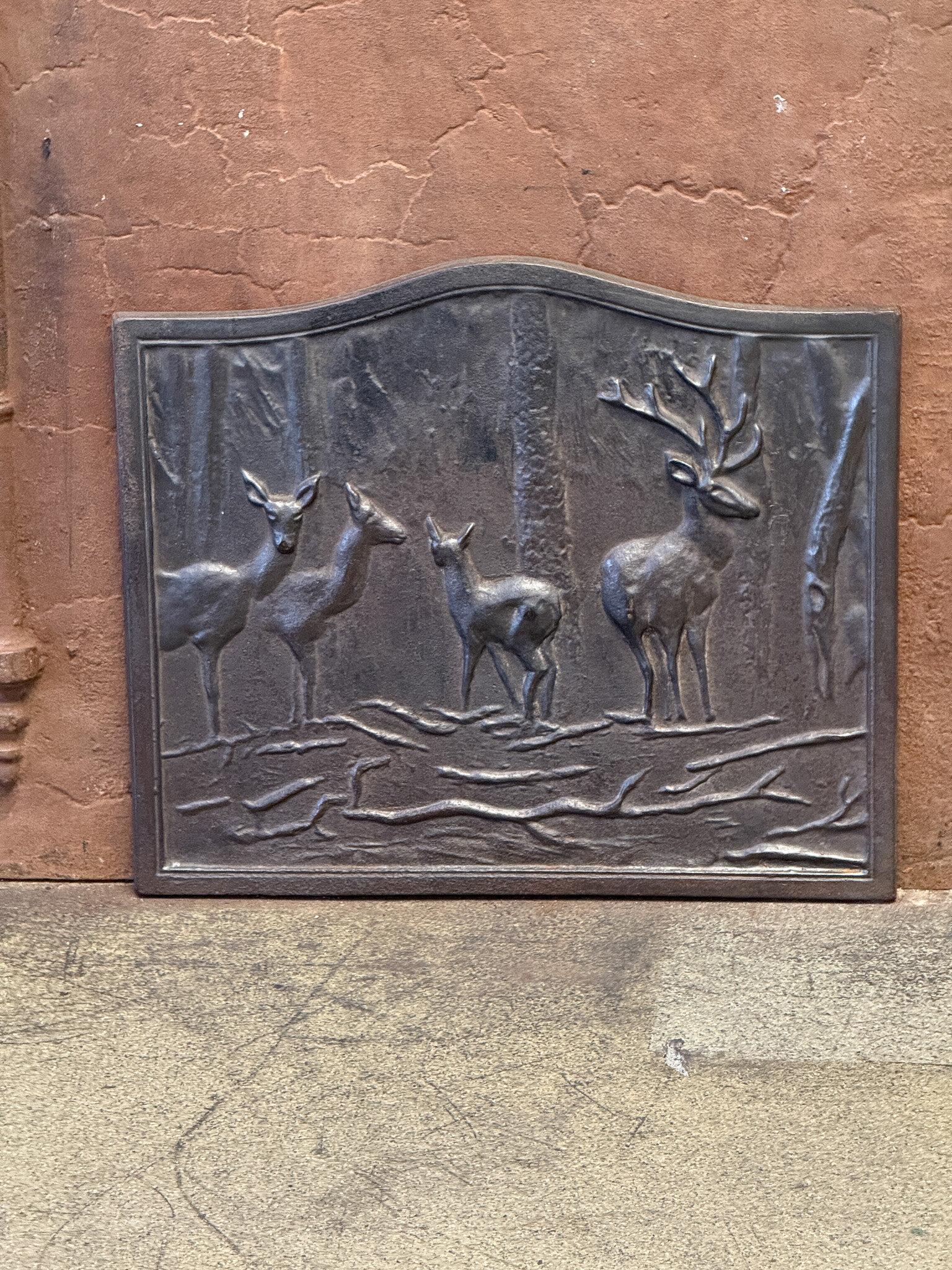 Plaque de cheminée / dosseret 