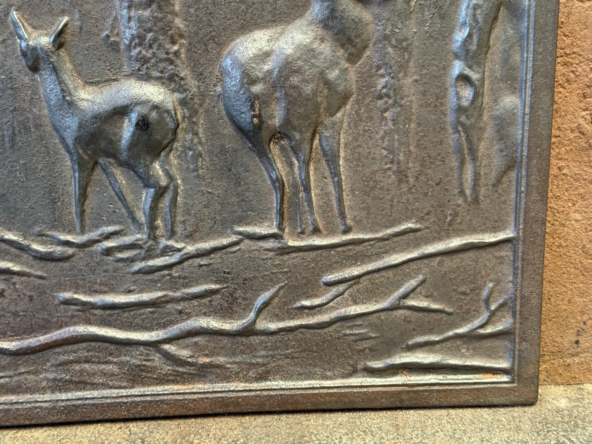 Plaque de cheminée / dosseret 