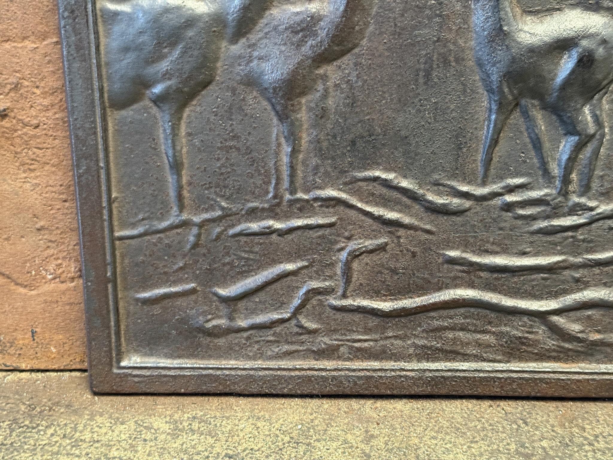 Plaque de cheminée / dosseret 