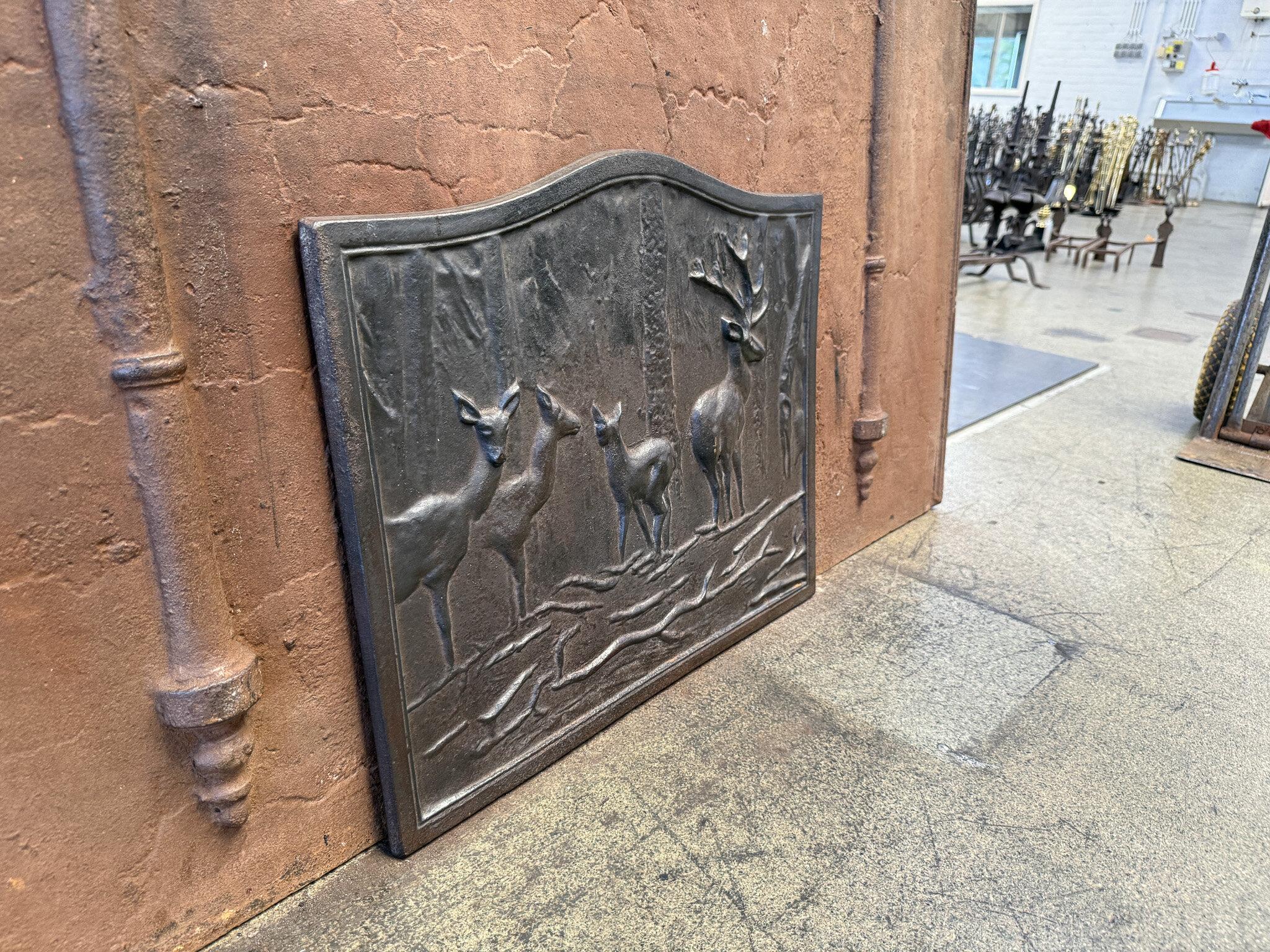 Plaque de cheminée / dosseret 