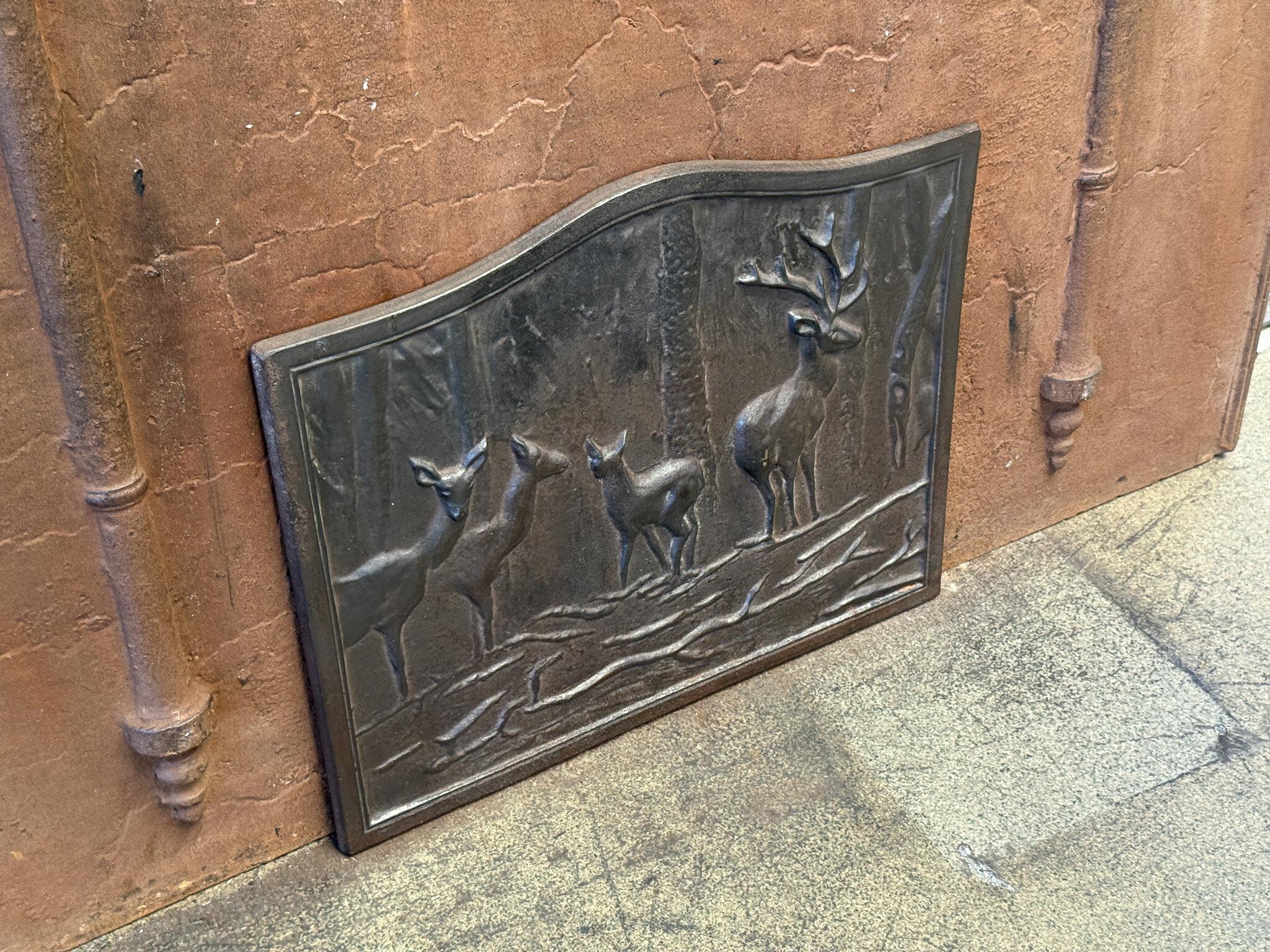 Plaque de cheminée / dosseret 