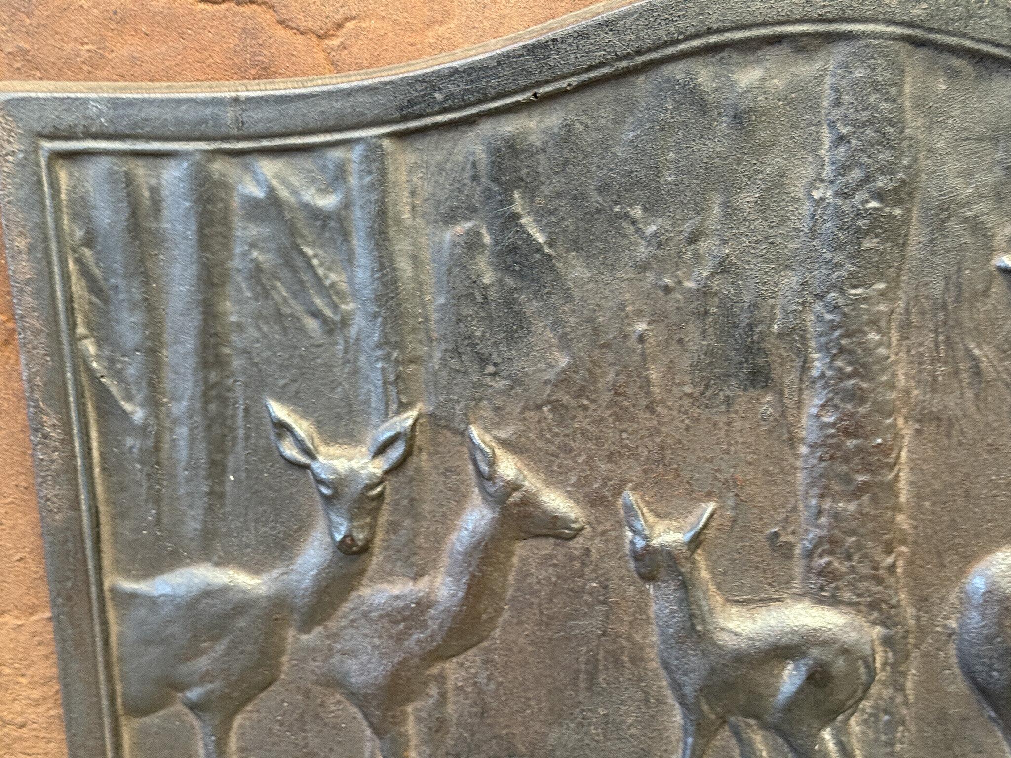 Fer Plaque de cheminée / dosseret 