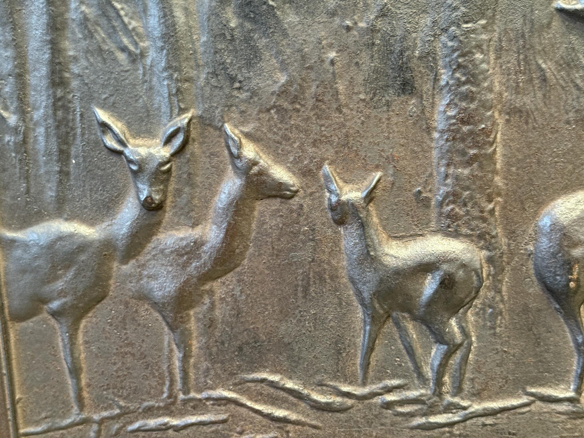 Plaque de cheminée / dosseret 
