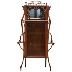 French Art Nouveau Salon Cabinet, Presumably by Louis Majorelle