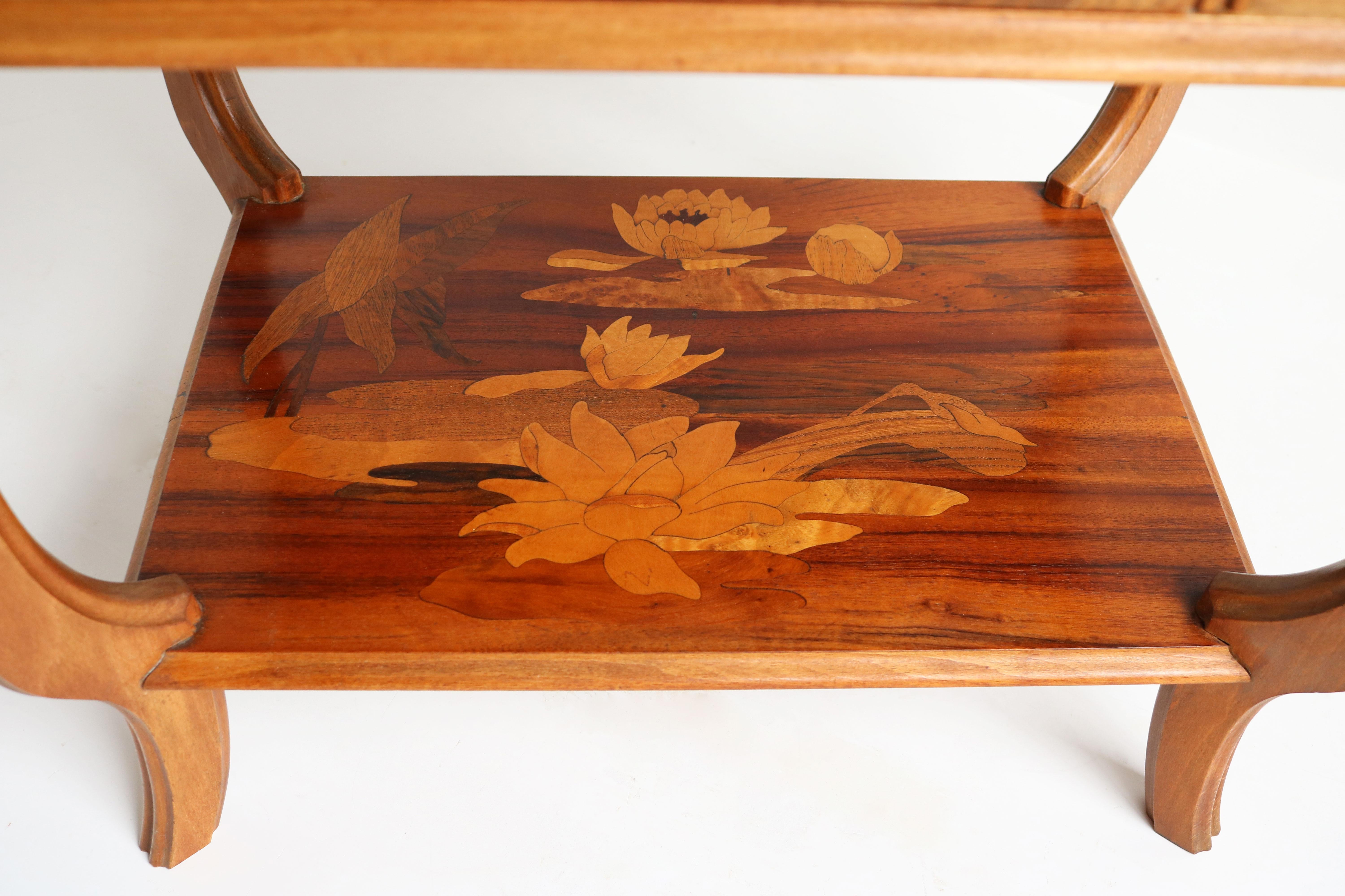 Carved French Art Nouveau Sewing Box / Cabinet by Paul Guth 1910 Ecole Nancy Jugendstil