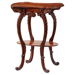 Antique French Art Nouveau Side Table in the Style of Louis Majorelle