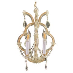 French Art Nouveau Style Diminutive Chandelier or Pendant Vintage French Art Nouveau Style Diminutive Chandelier or Pendant