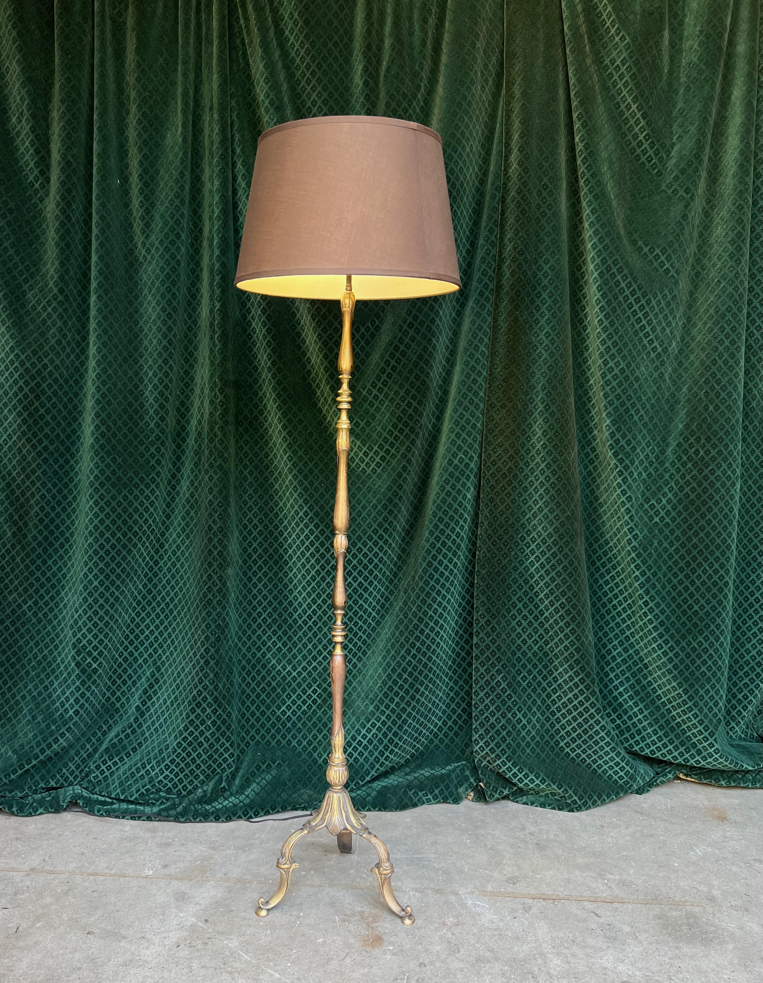French Art Nouveau Style Floor Lamp For Sale 4