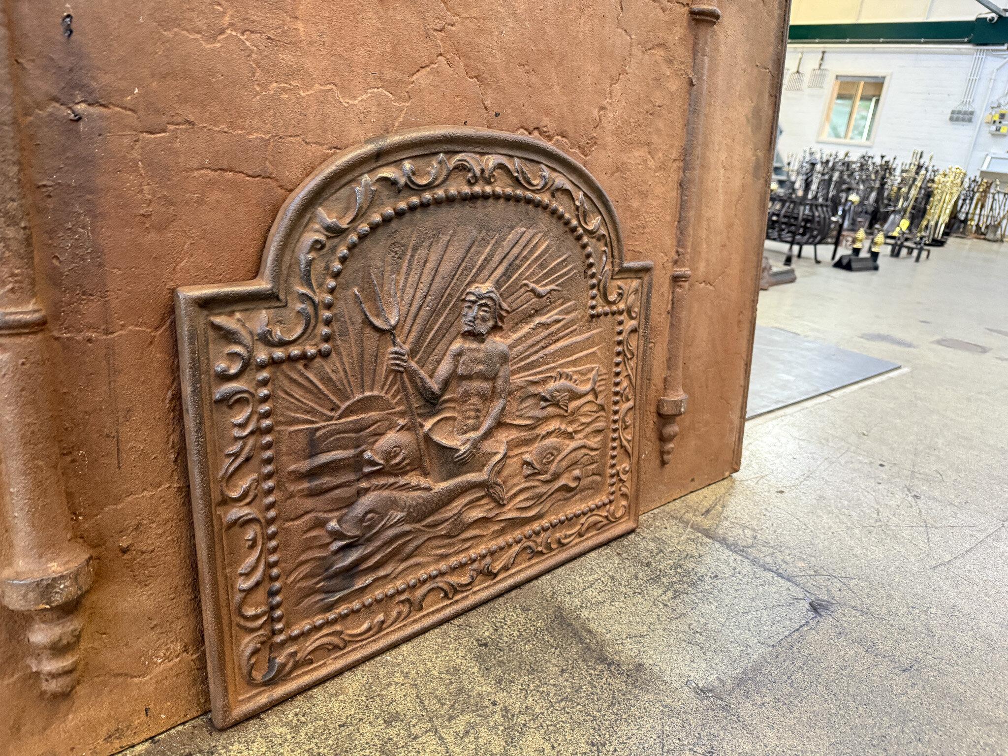 Parafuoco francese in stile Art Nouveau 'Neptune', 20° secolo in vendita 3
