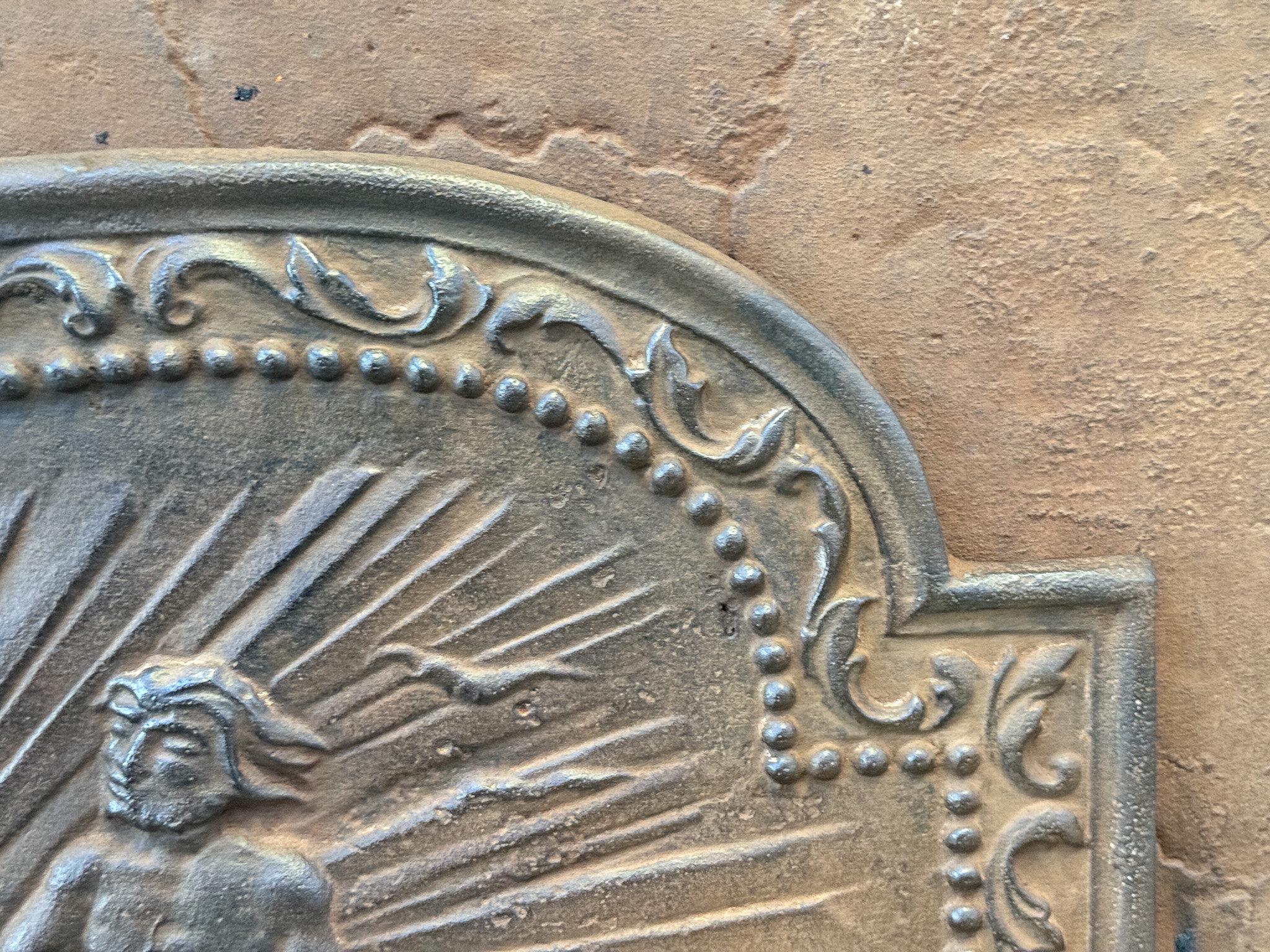 XX secolo Parafuoco francese in stile Art Nouveau 'Neptune', 20° secolo in vendita