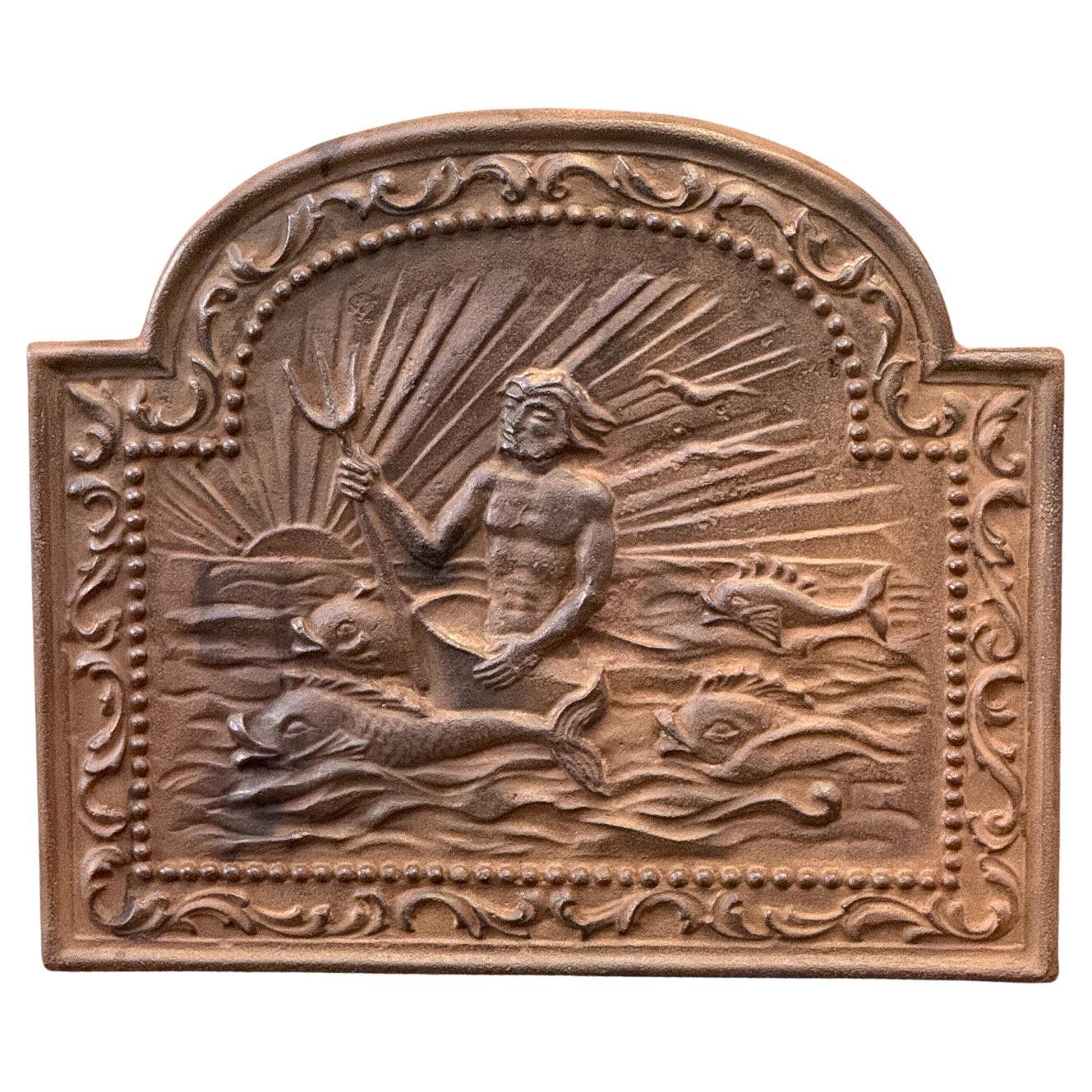Parafuoco francese in stile Art Nouveau 'Neptune', 20° secolo in vendita