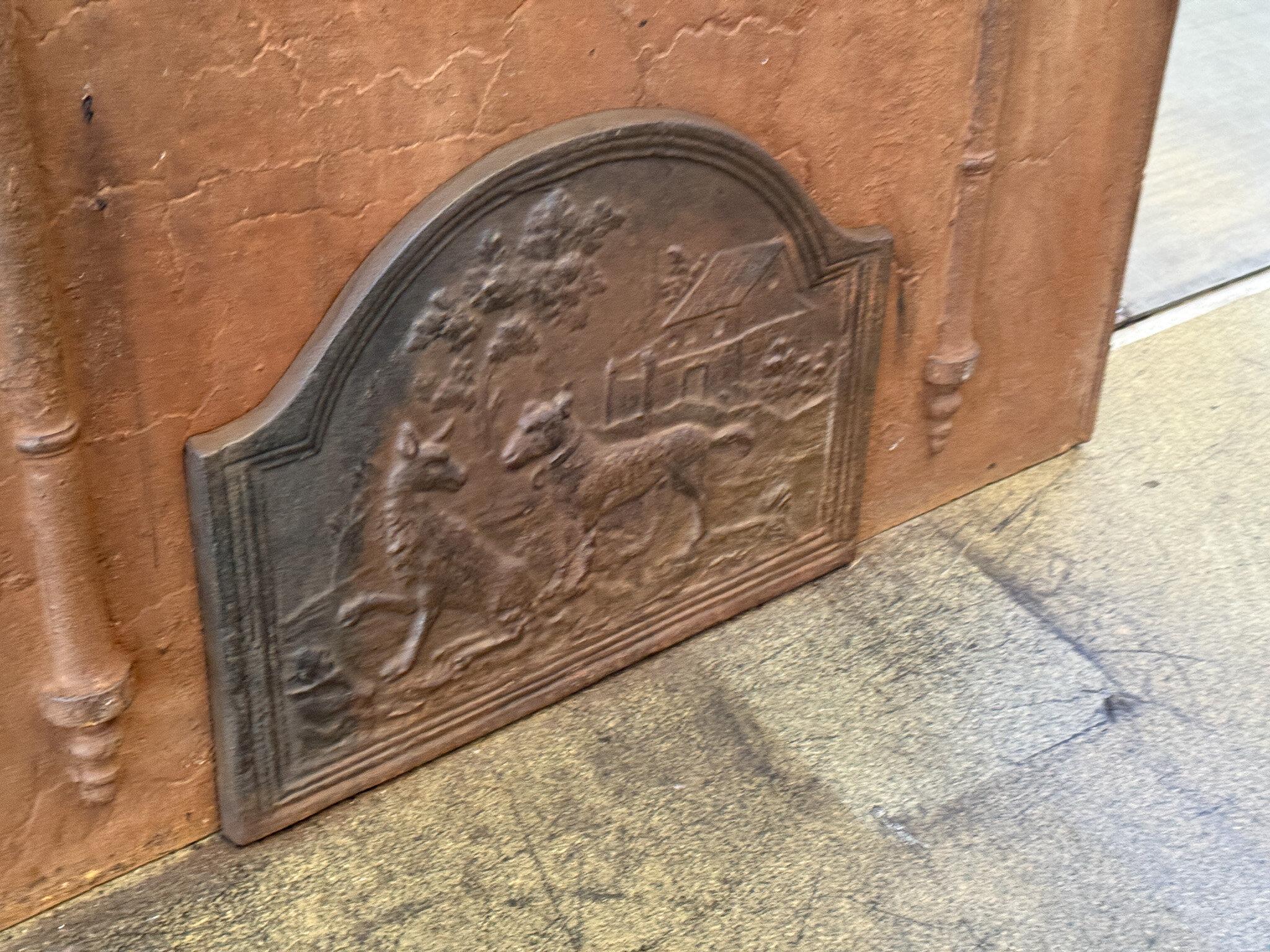 Francese Parafuoco in stile Art Nouveau francese 