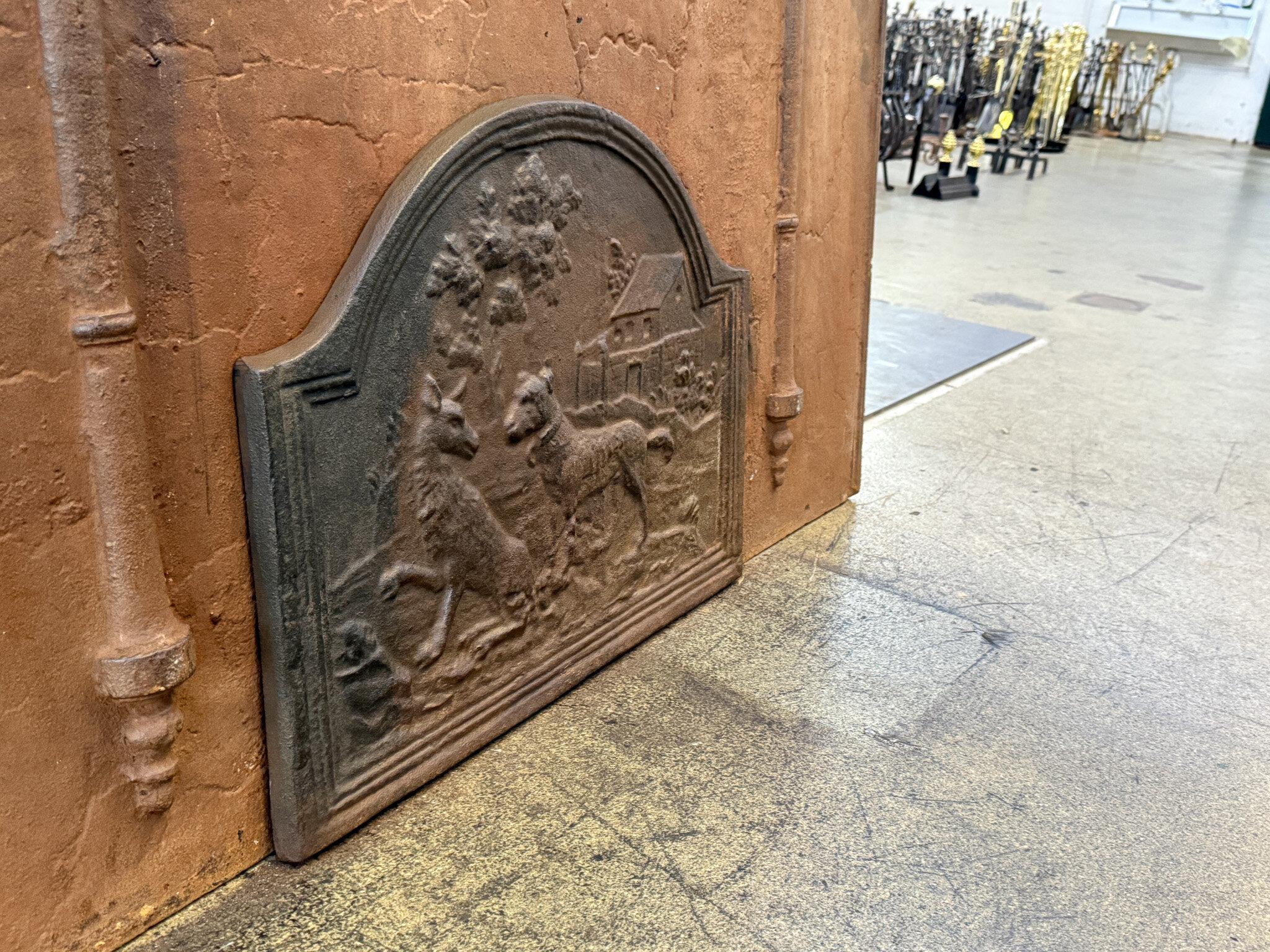 Parafuoco in stile Art Nouveau francese 